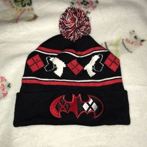Harley Quinn Pompom Winter Hat